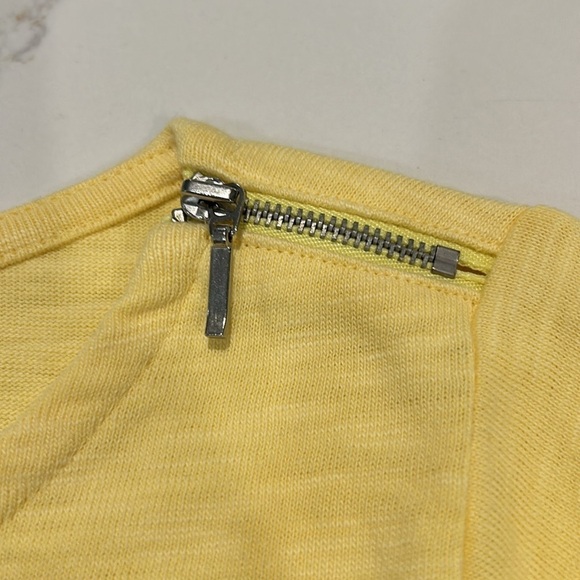 Talbots Cotton Boxy Dress 3/4 Sleeves Pockets Plus size 2X Petite Yellow - Picture 11 of 11